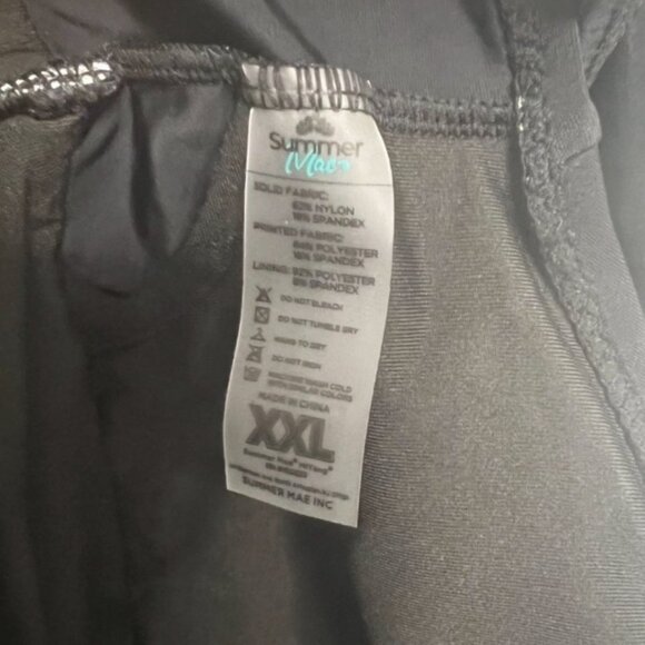 Tankini Bathing Suit Black and White Swimsuit Women Size XXL - Picture 5 of 9